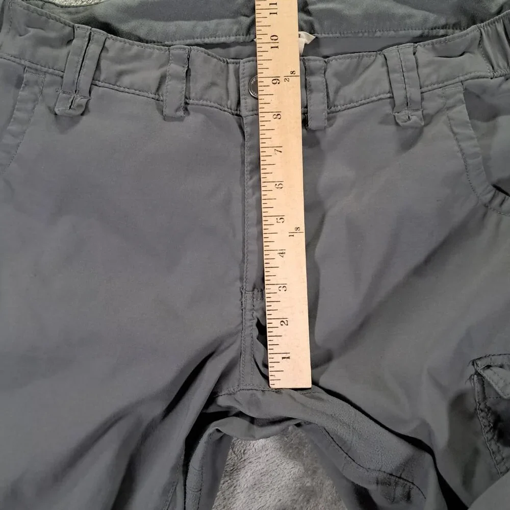 Duluth Pant Women 37x31, Tag 16x33 Gray Dry on the Fly Convertible Outdoor